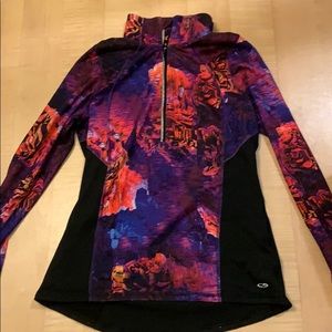 Workout half zip